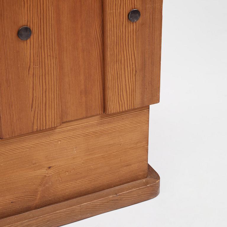 Axel Einar Hjorth, a stained pine "Lovö" cabinet, Nordiska Kompaniet, Sweden, 1930s.