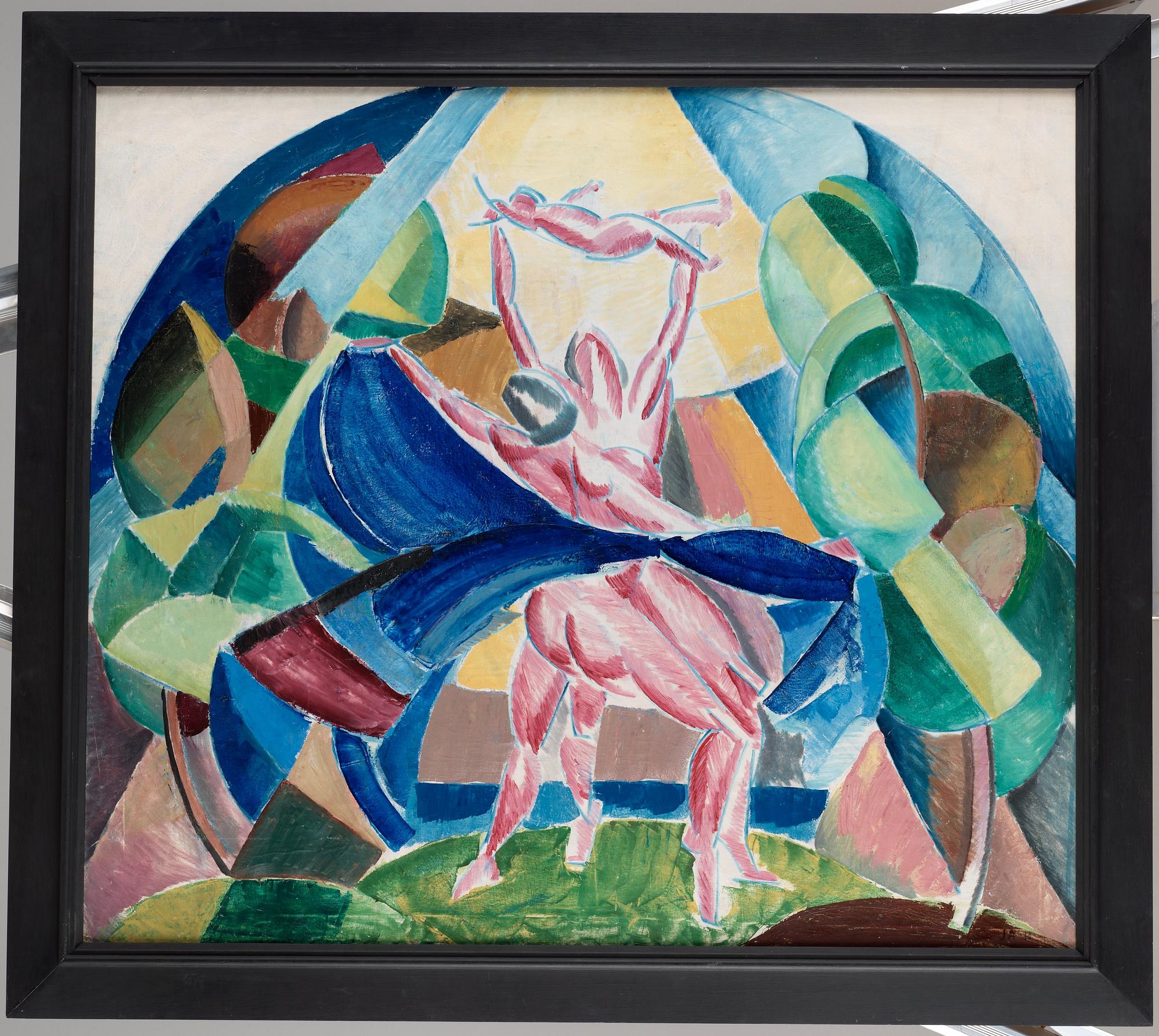 John Jon-And, Cubist composition.