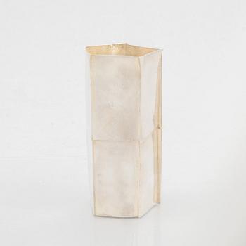Benita Ramel, a sterling silver vase, Stockholm, 1999.