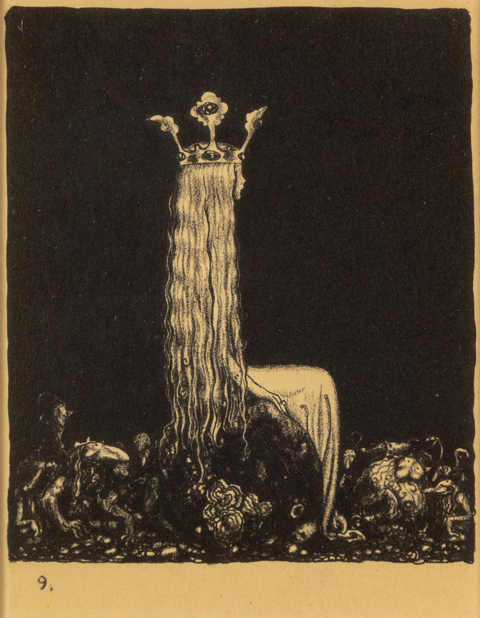 JOHN BAUER, litografier, 1915,  10 st.