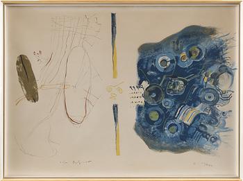 JÖRGEN FOGELQUIST, 2 st, färglitografier, signerade och numrerade 52/200.