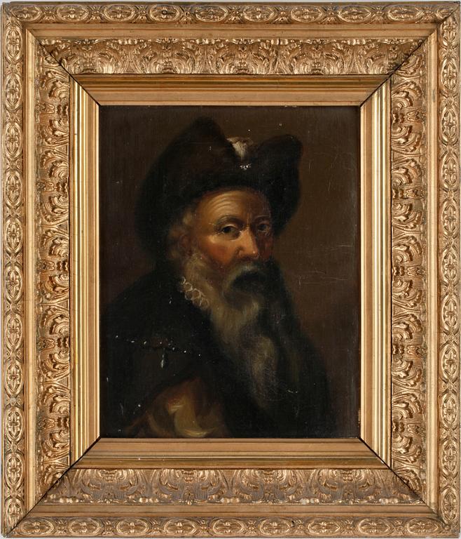 OKÄND KONSTNÄR, olja på duk, 1800-tal.
