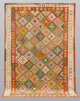 A carpet, Kilim, ca 299 x 222 cm.