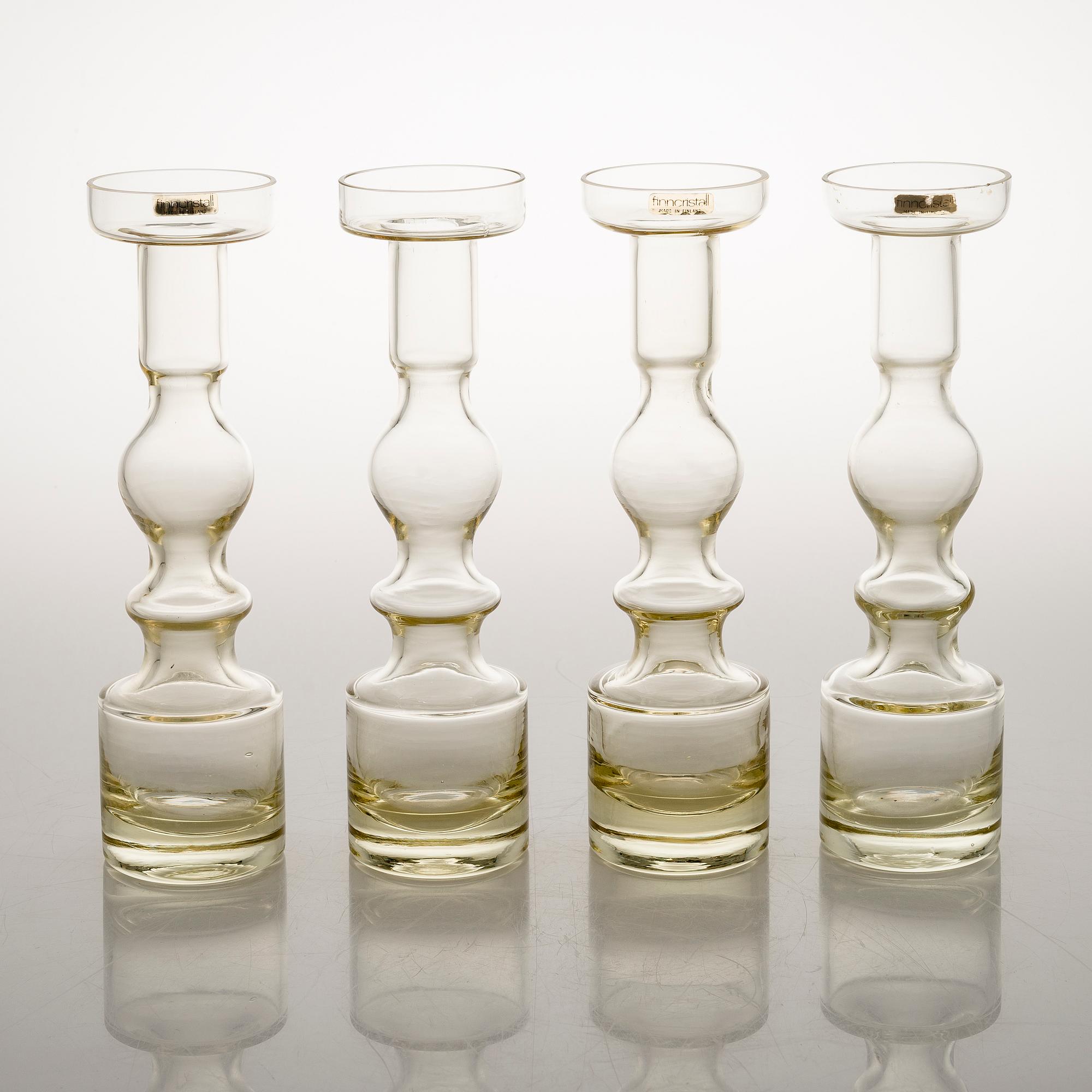 NANNY STILL, A set of four 'Pompadour' glass vases, model 1945