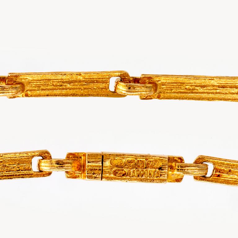 Björn Weckström, a 18K gold necklace, Lapponia.