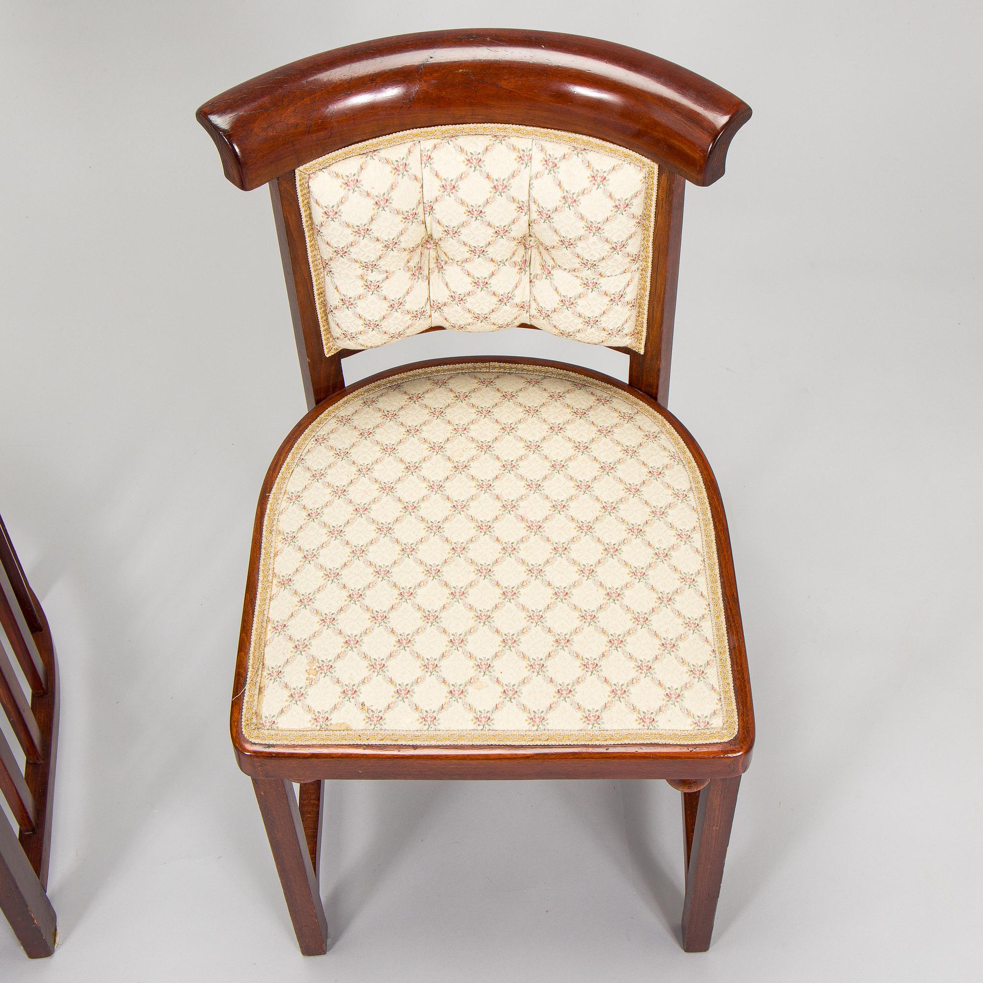 Josef Hoffmann, Kalusto, 8 osaa, Jacob & Josef Kohn, Wien, Itävalta. Noin 1910.
