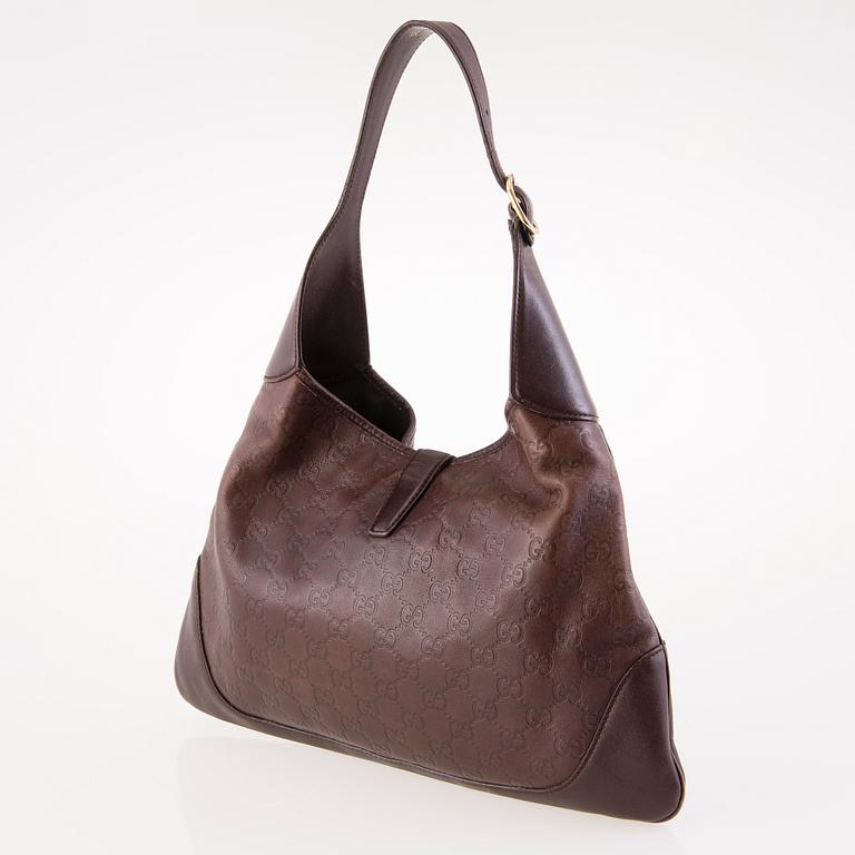 GUCCI Guccissima Leather Jackie Hobo Bag.