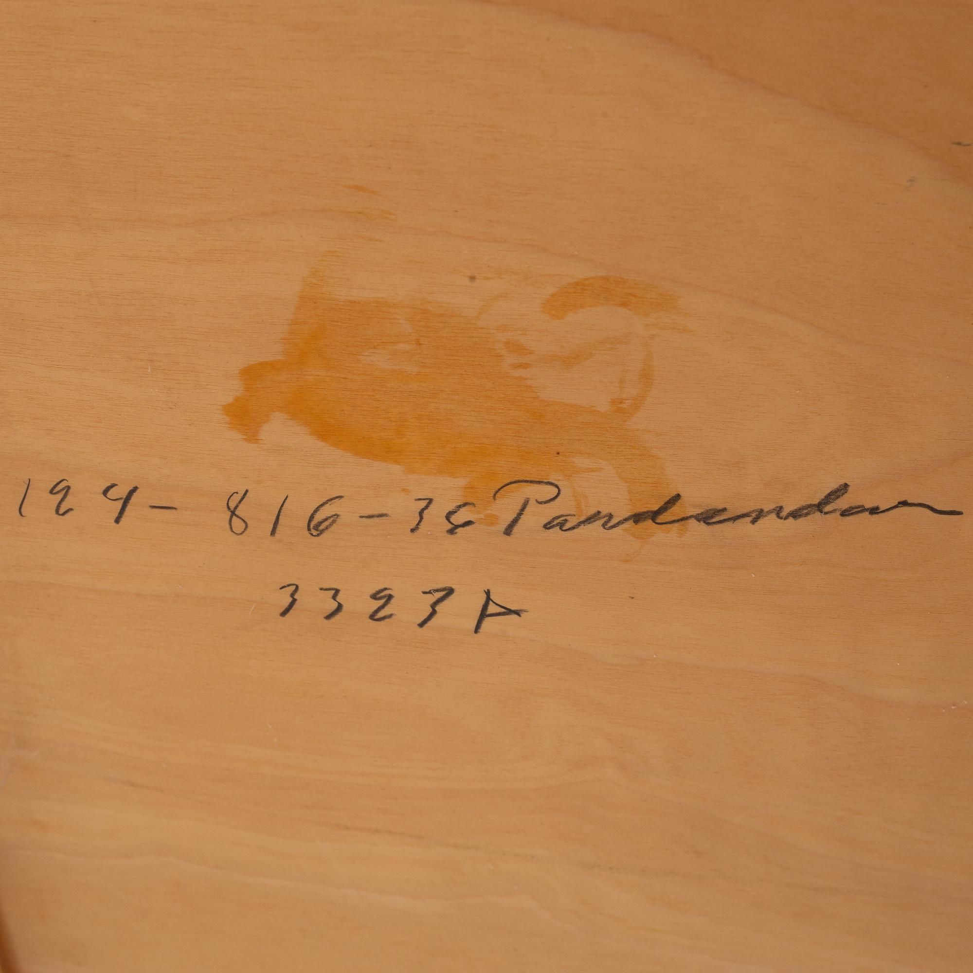 Severin Hansen, a model 36 desk, Haslev Møbelfabrik, Denmark, mid-20th century.