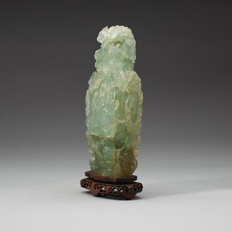 VAS med LOCK, fluorit. Sen Qingdynasti.