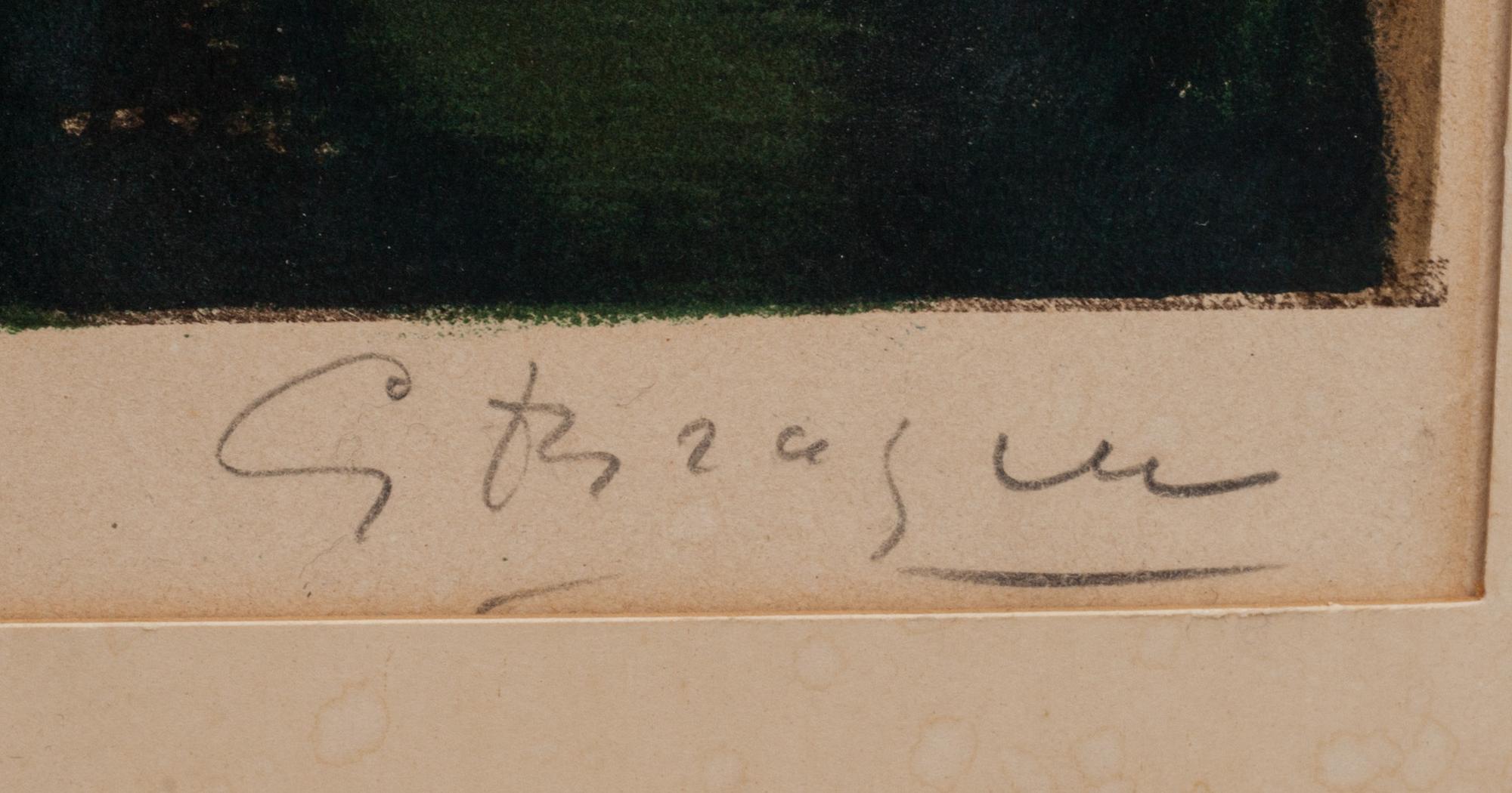 GEORGES BRAQUE, efter, färglitografi, signerad och daterad -39 i trycket, blyertsignerad o daterad 19/70.