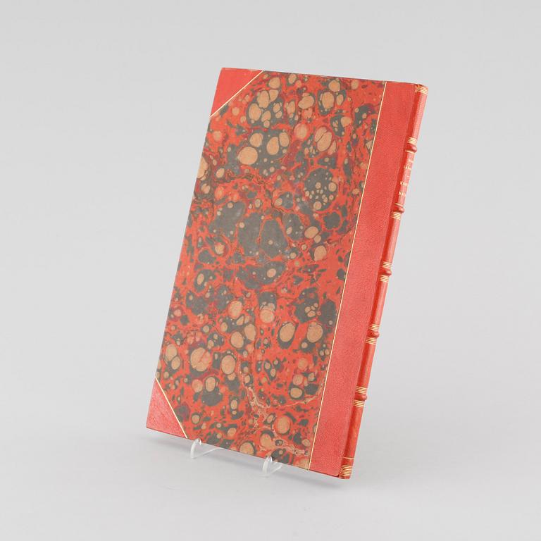 MANUSCRIPT, original by Selma Lagerlöf (1858-1940), "Kopparnageln".