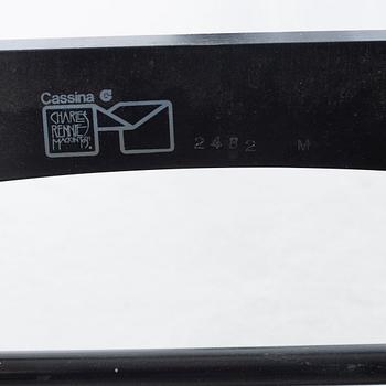 CHARLES RENNIE MACKINTOSH, stol "Argyle" för Cassina numrerad 2482.