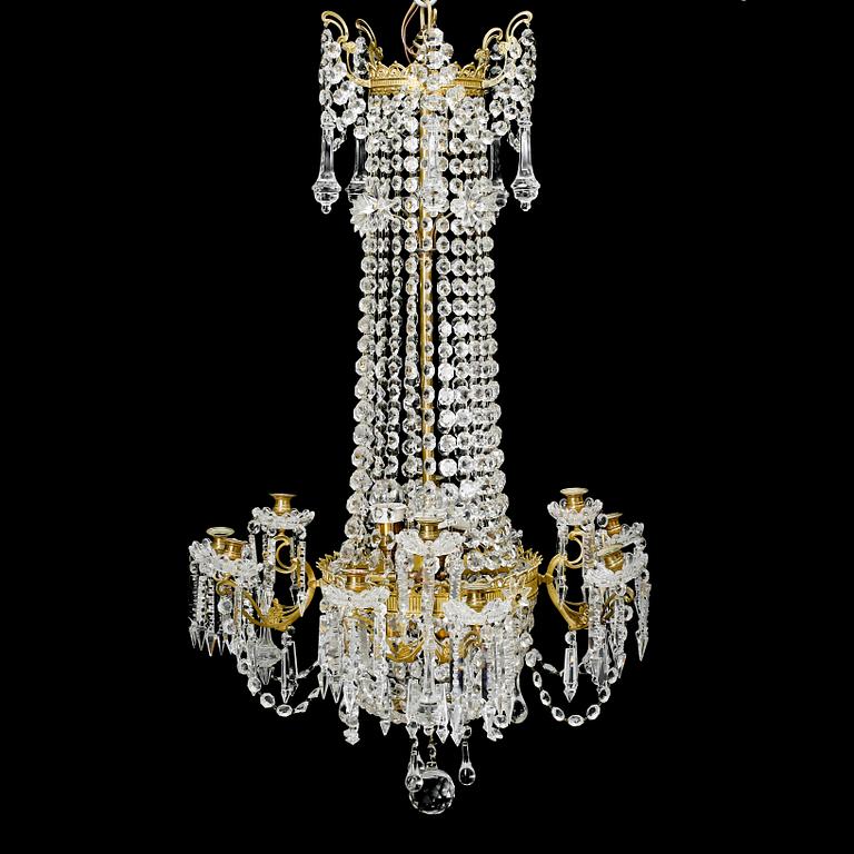 LJUSKRONA, tidigt 1900-tal. Höjd ca 105 cm.