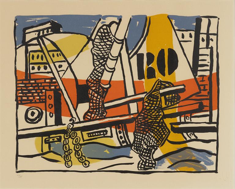 Fernand Léger, "Le port de Trouville".
