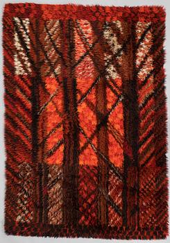 Marianne Richter, a machine made knotted pile, 'Kolmården', circa 194 x 135 cm.