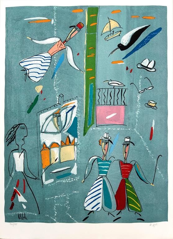Madeleine Pyk, on a walk.
