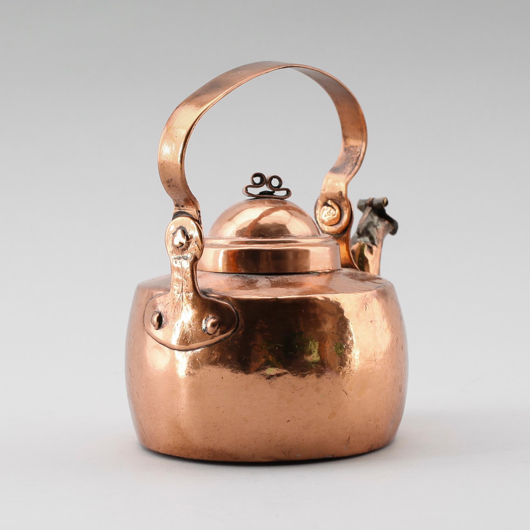 KAFFEPANNA, koppar, 1800-tal.