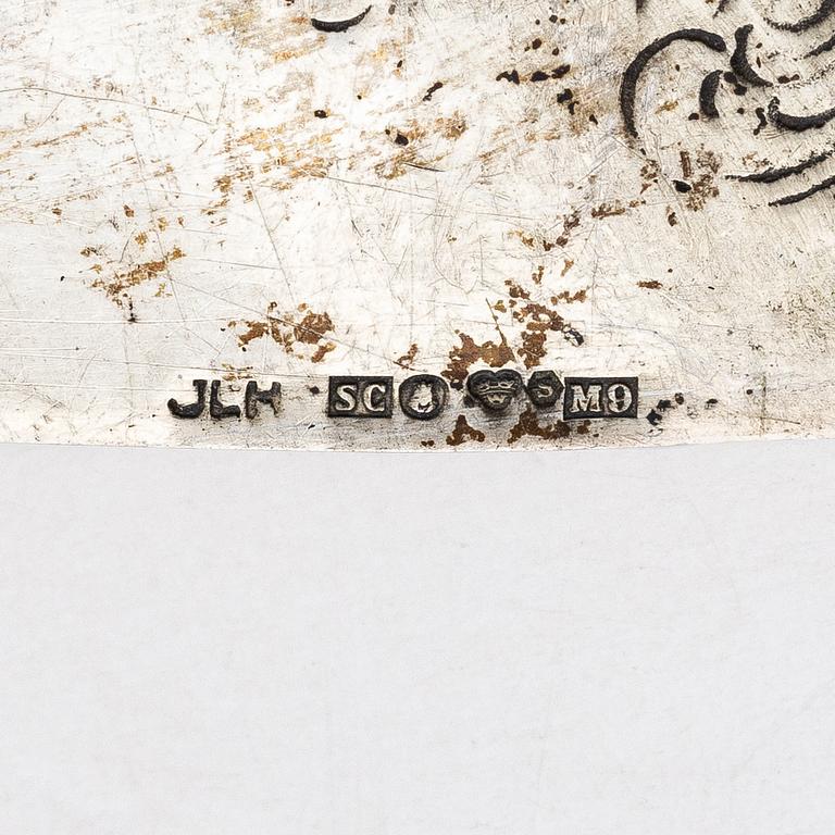 Uppläggningsbestick, 7 delar, silver, 1900-talets mitt.