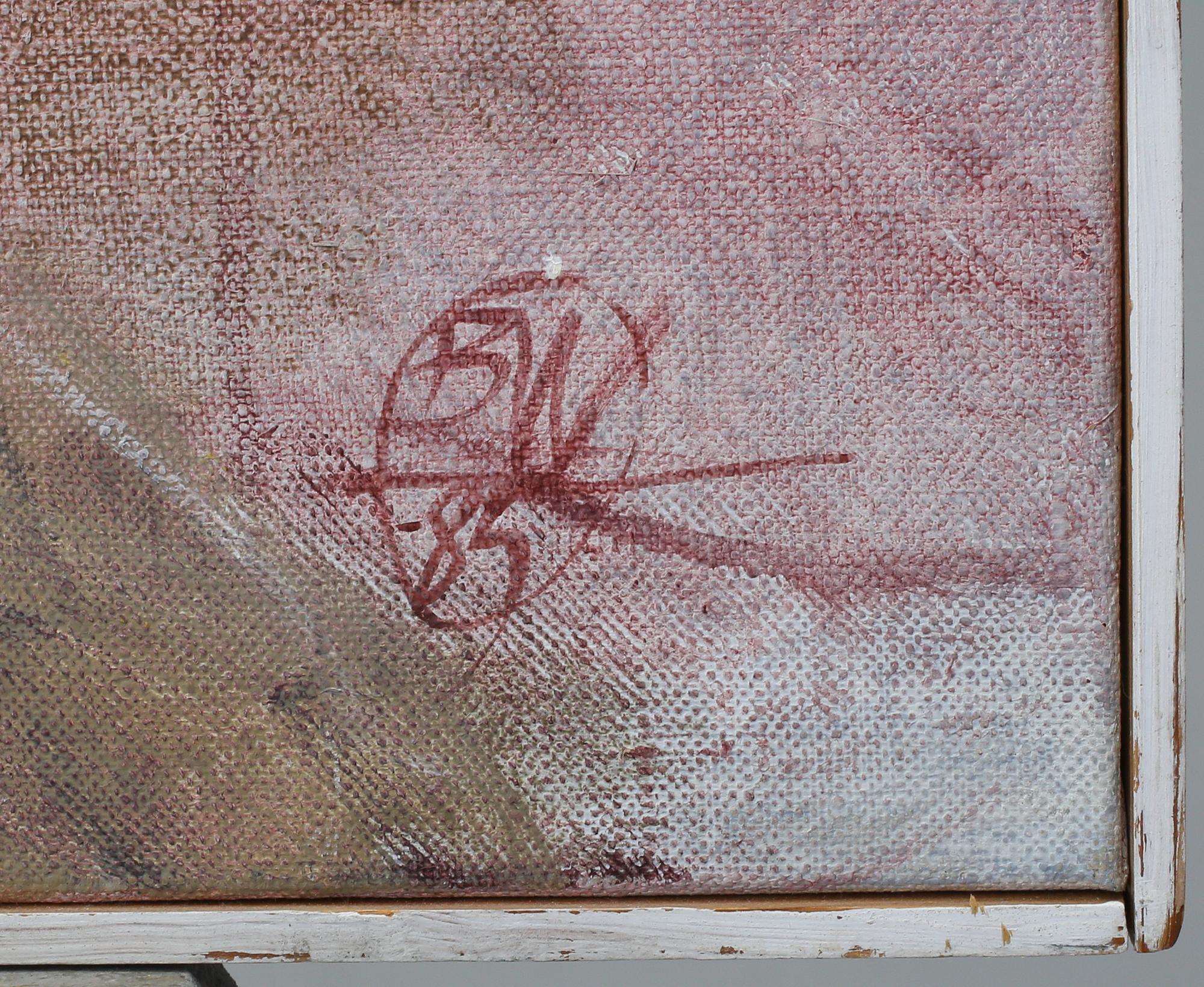 BERNDT WENNSTRÖM, olja på duk, monogramsignerad och daterad -85.