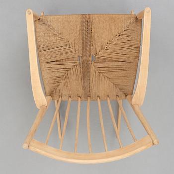 HANS J WEGNER, a rocking chair, model J12, FDB Møbler, Denmark, 1940's.