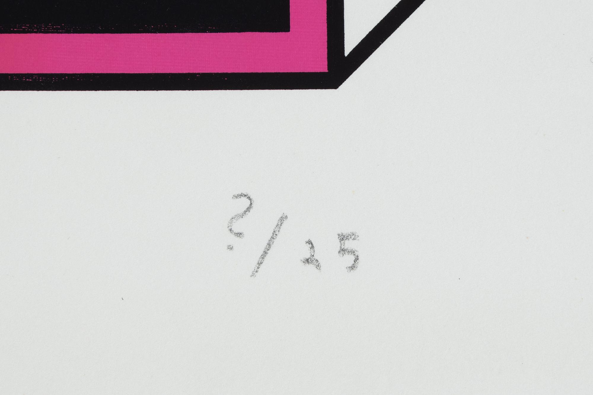 Matti Kujasalo, lithograph in colours, signed, numbered ?/25 and dated -71.