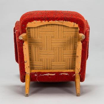 Carl Gustaf Hiort af Ornäs, fåtölj, Hiort Tuote Puunveisto, 1940-tal.