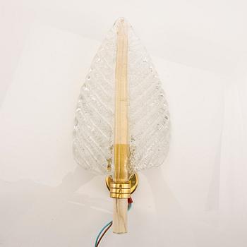 Barovier & Toso wall lamp Murano, Italy second half of the 20th century.