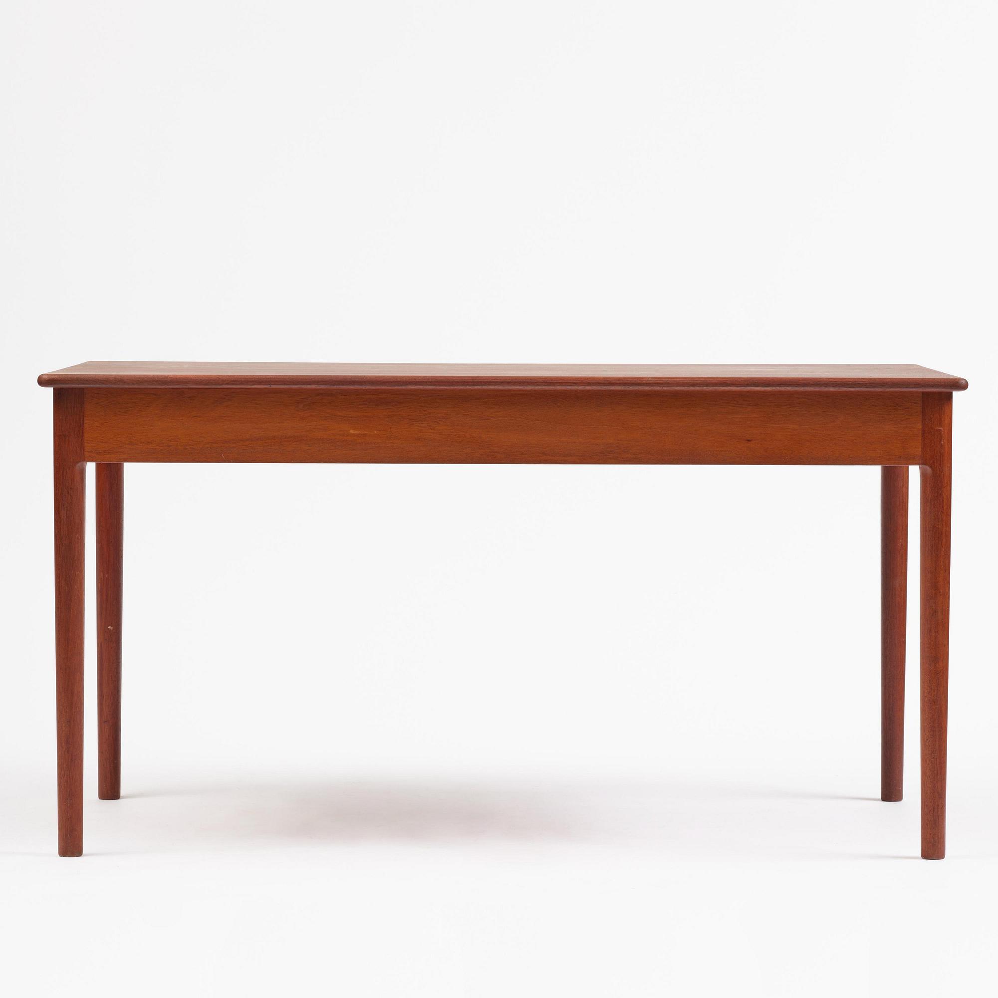 Hans J. Wegner, a model PP305 teak desk, PP Møbler, Denmark 1970s.