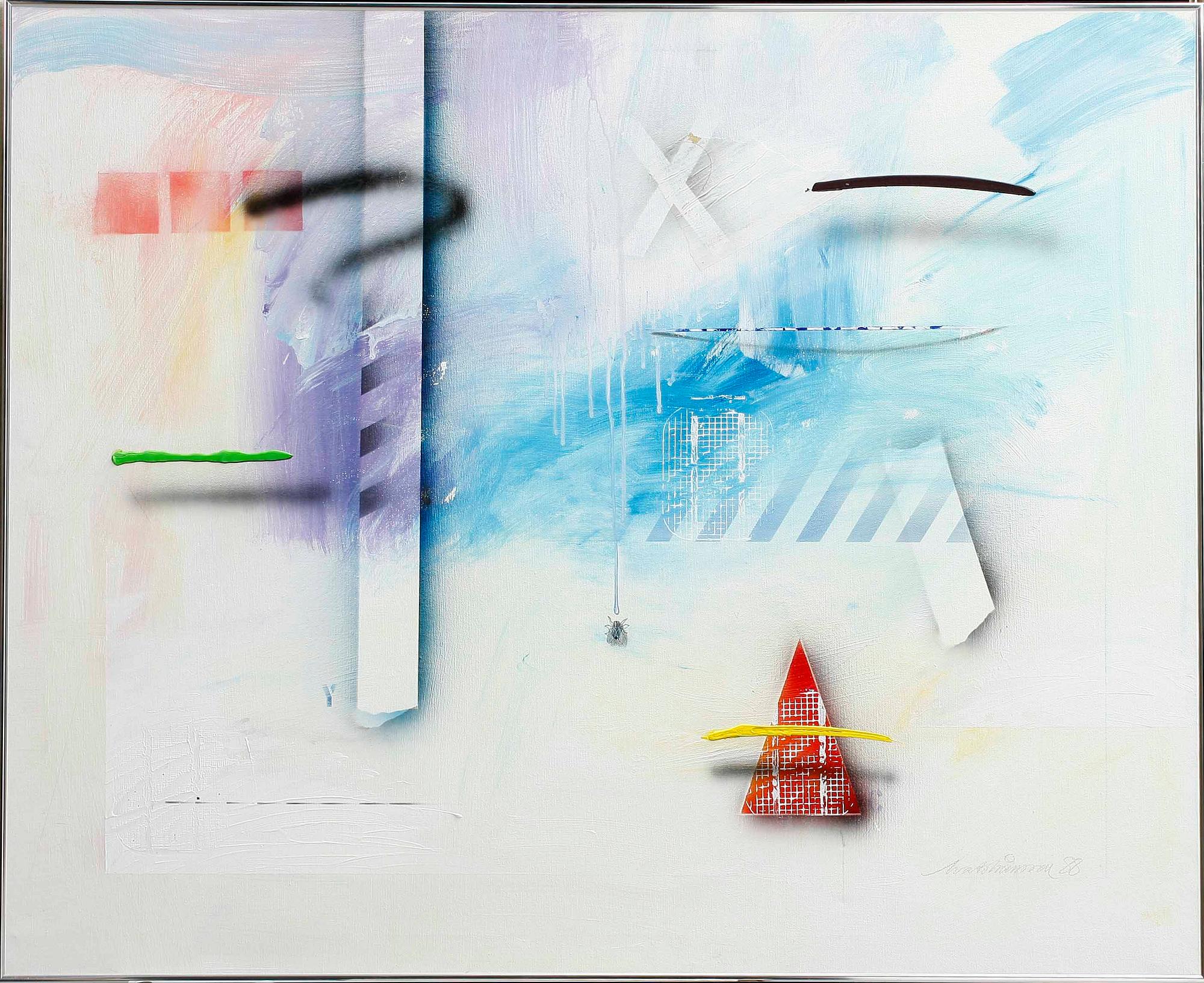 MATS MÅNSSON, olja på duk, sign o dat- 88.