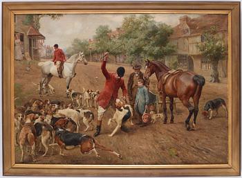 Alfred William Strutt, "The Fox Hunt - the punishment" and "The Fox Hunt - the theft".