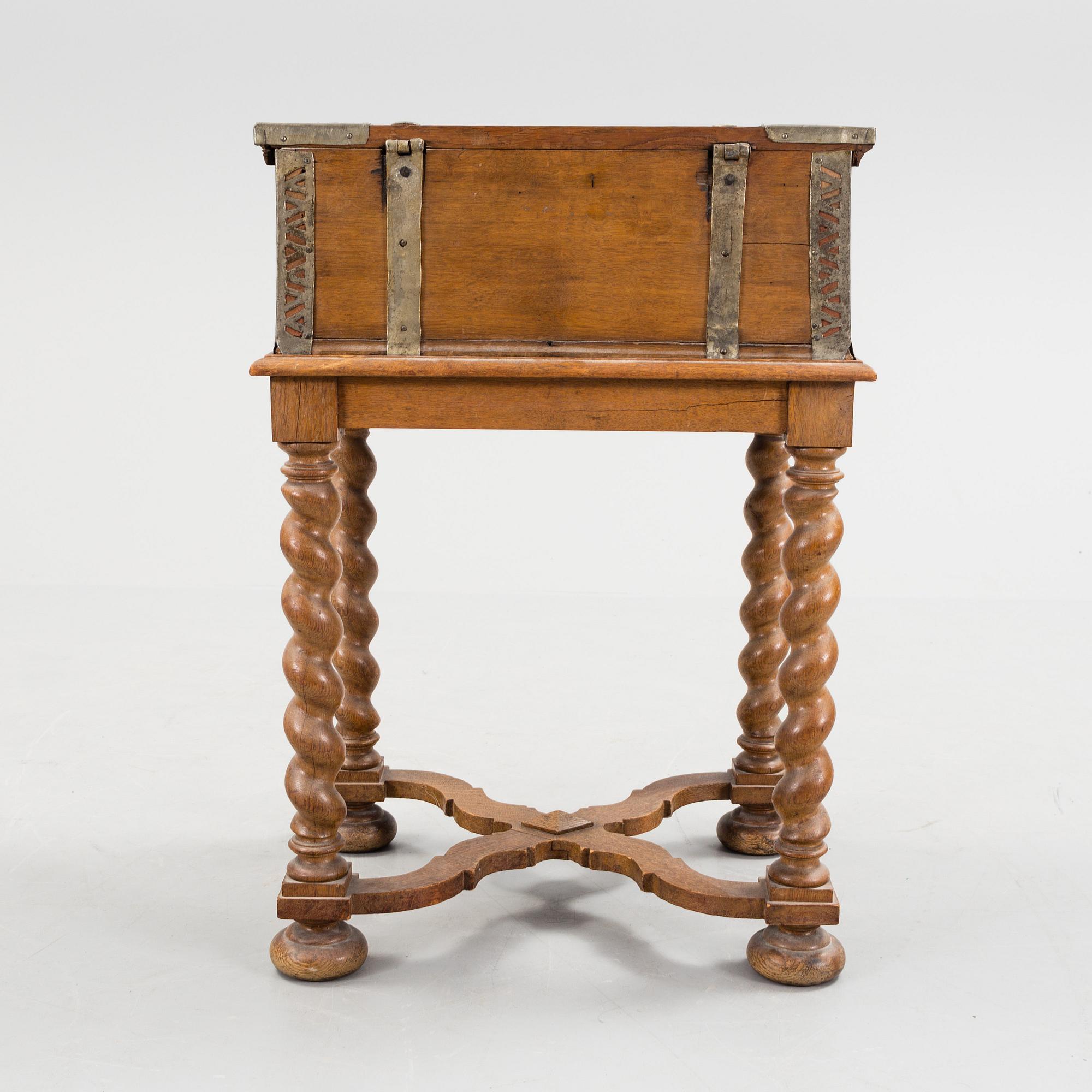 SCHATULL, barock, daterad 1756.