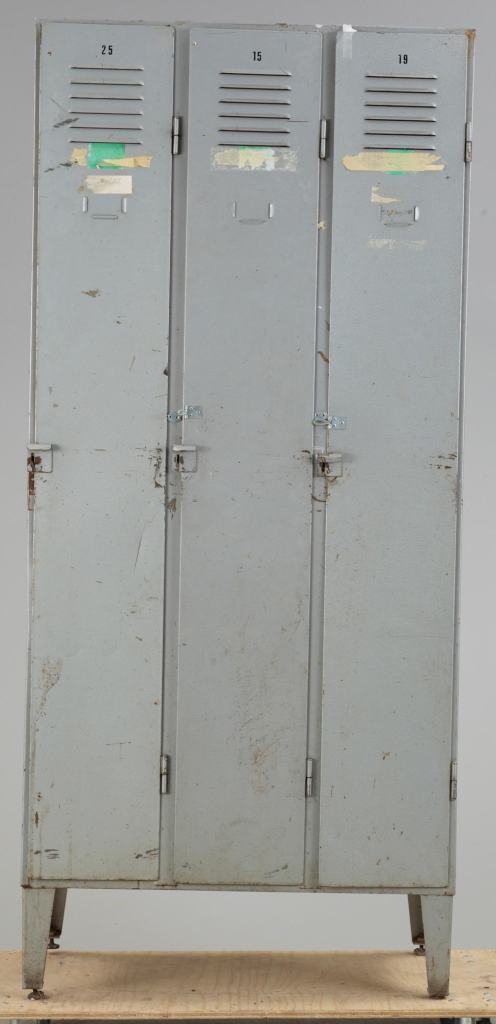 INDUSTRIKLÄDSKÅP, 1900-talets mitt/andra hälft.