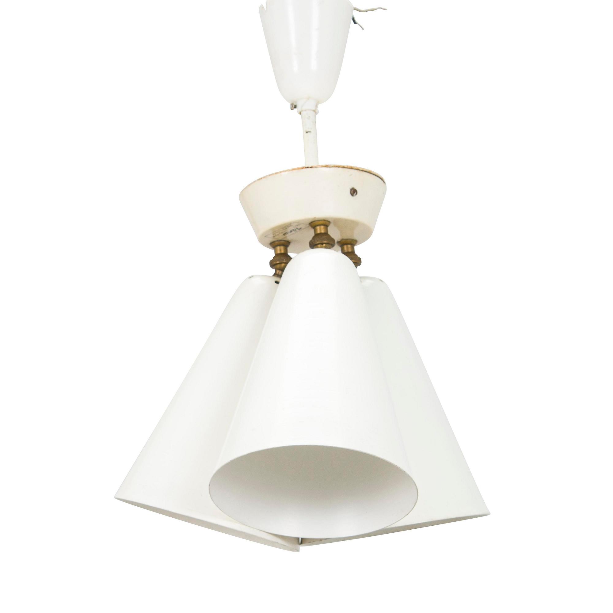 Paavo Tynell, Ceiling lamp, model A2-2/14-17/3, Idman, mid-20th century.