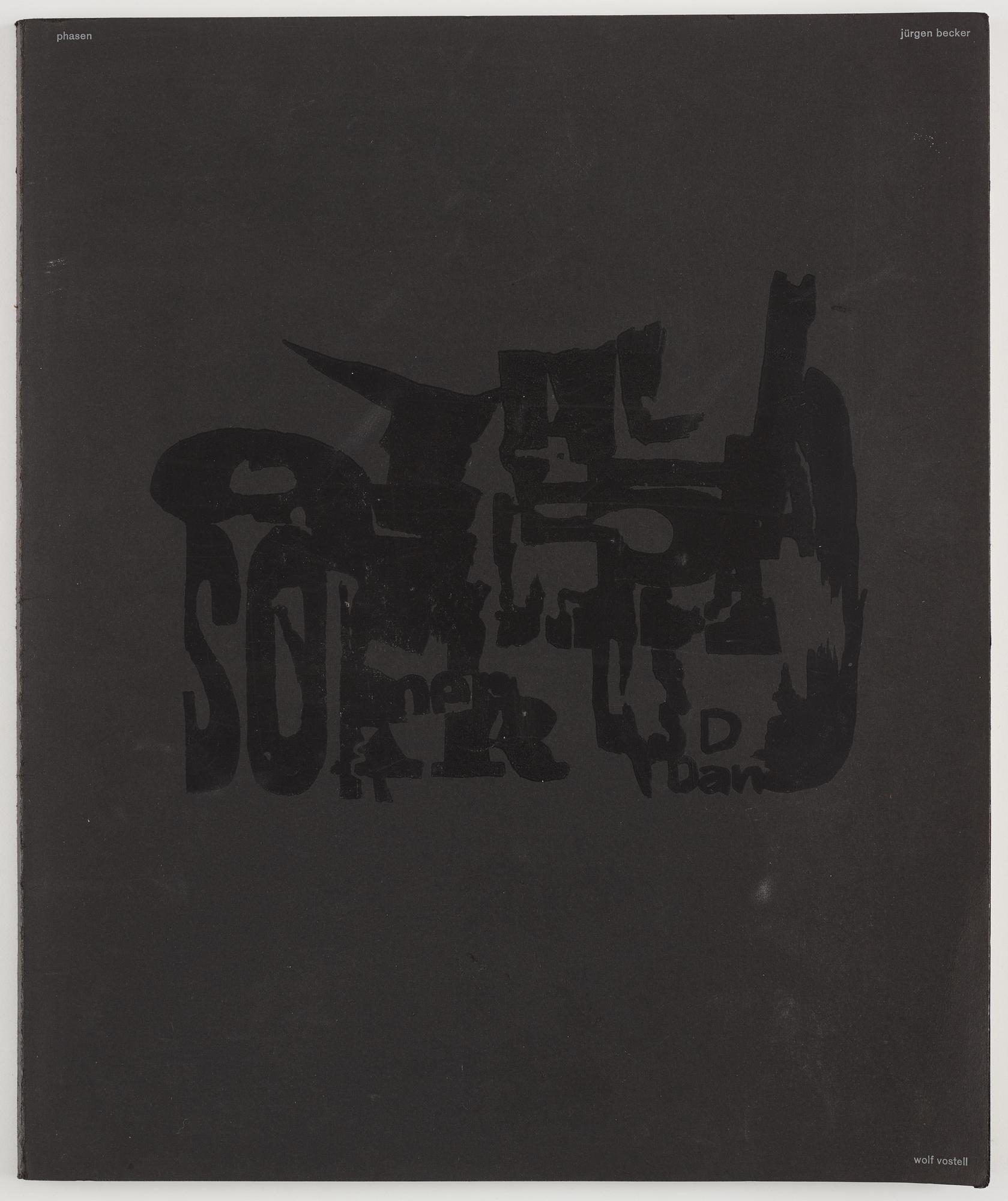 Wolf Vostell, "Phasen", portfolio.