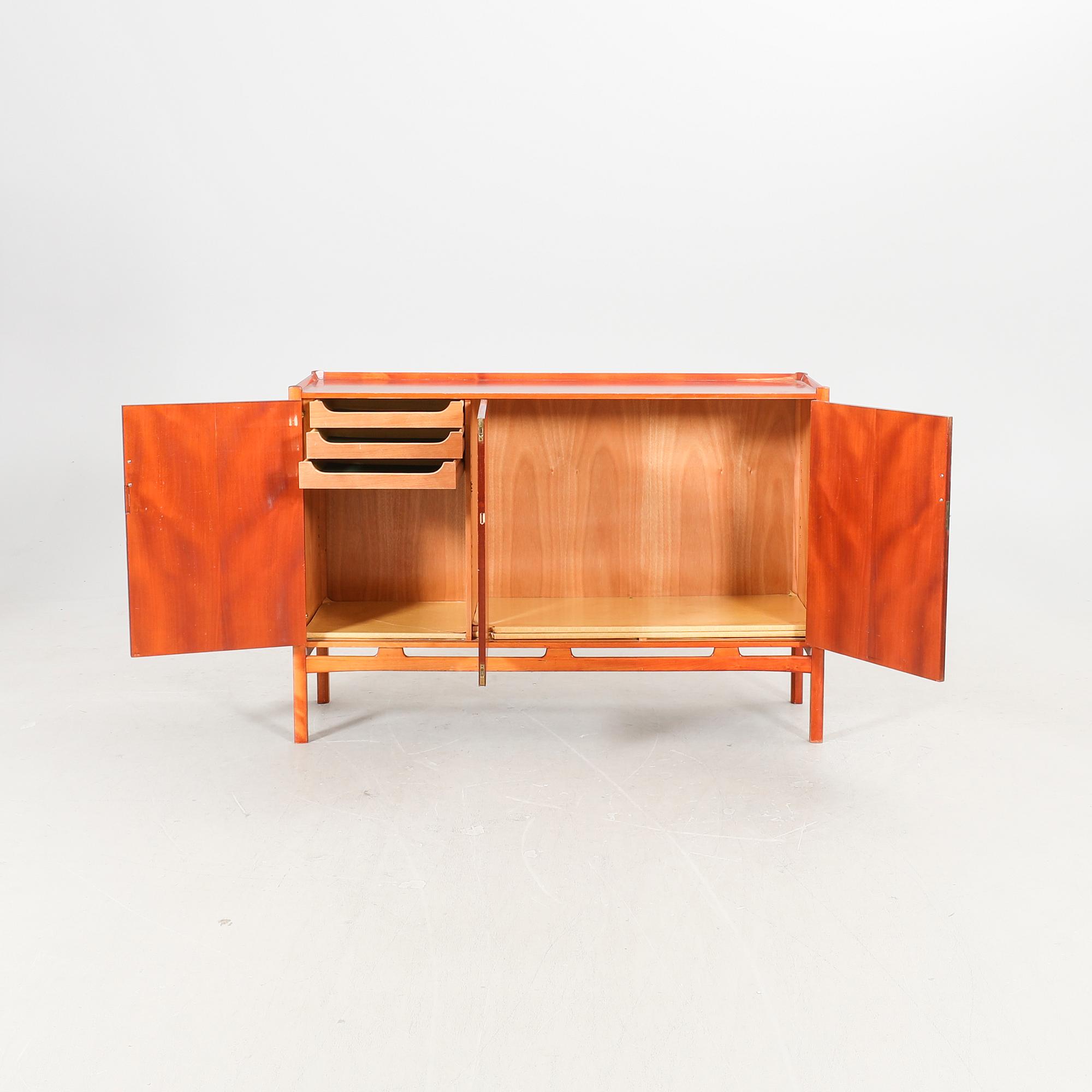 A David Rosén 1950s mahogany "Napoli" sideboard/cabinet Westbergs möbler.