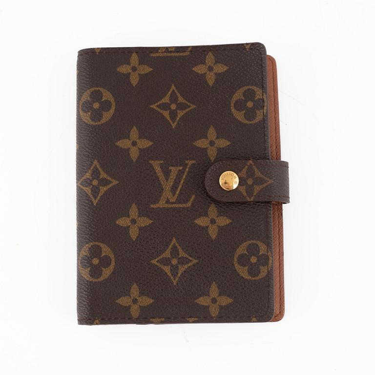 Louis Vuitton, "Monogram canvas Ring Agenda Holder".