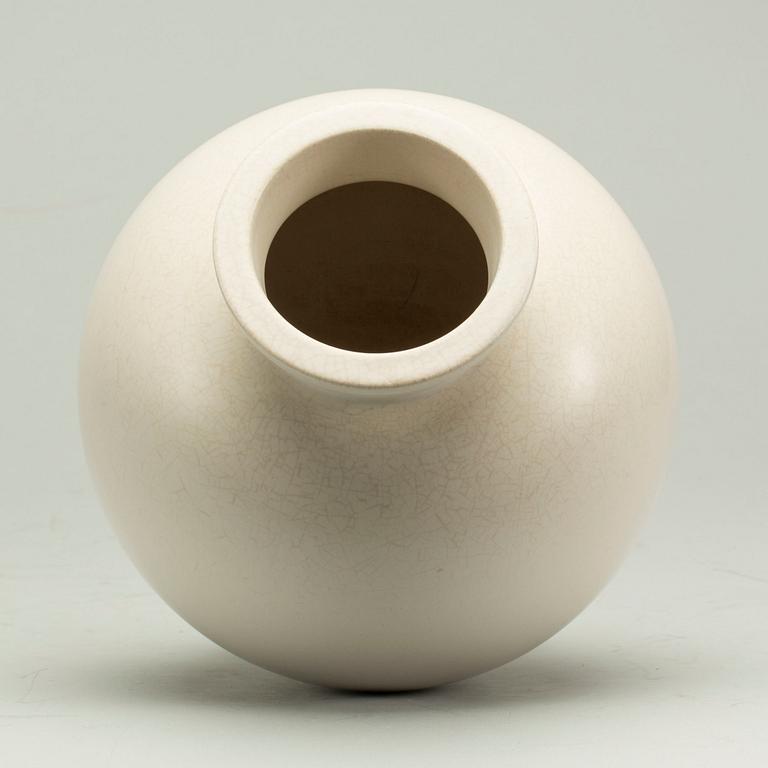 VAS, stengods,  "Argenta modell 1045 xx", Wilhelm Kåge, Gustavsberg.