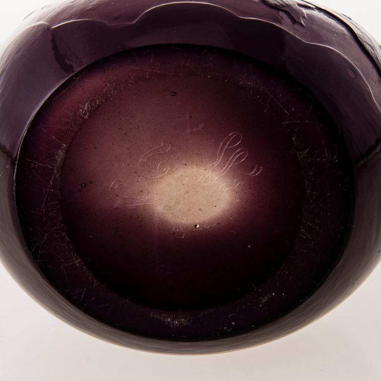 EMILE GALLÉ, vas, glas, jugend, Nancy, 1900-talets början.