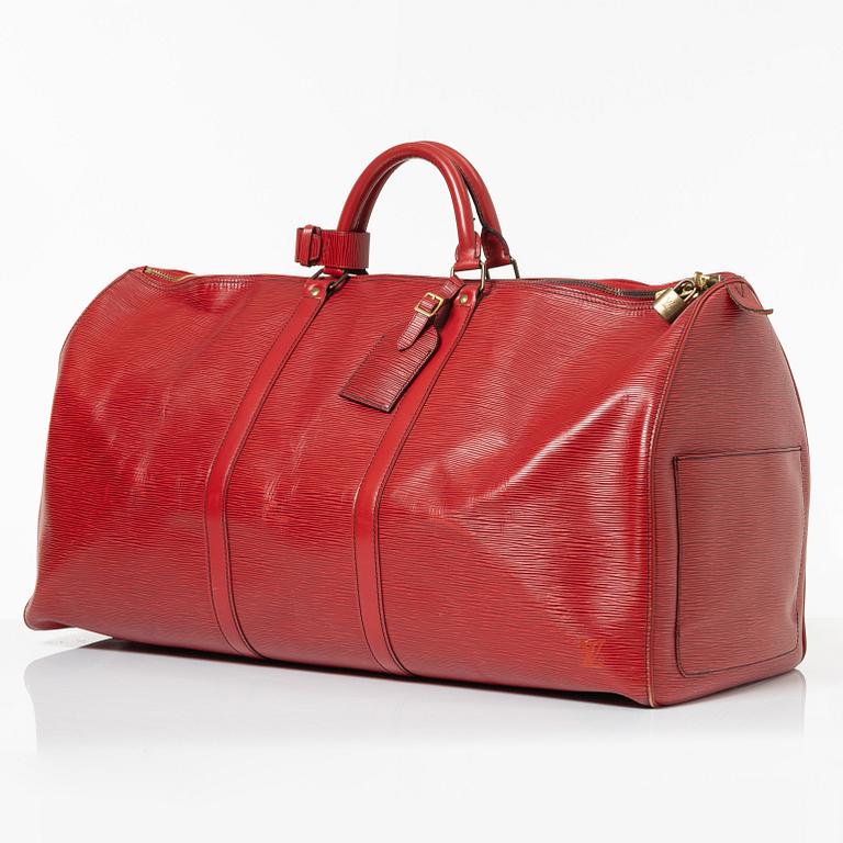 Louis Vuitton, weekend bag, "Keepall epi 60", 1988.