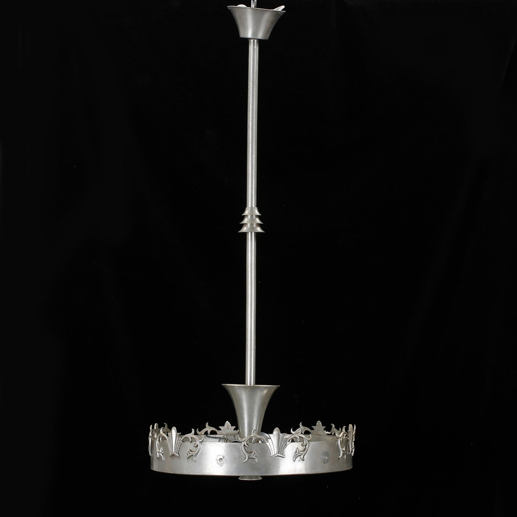 TAKLAMPA, tenn. Troligen Svenskt Tenn, 1920/30-tal.