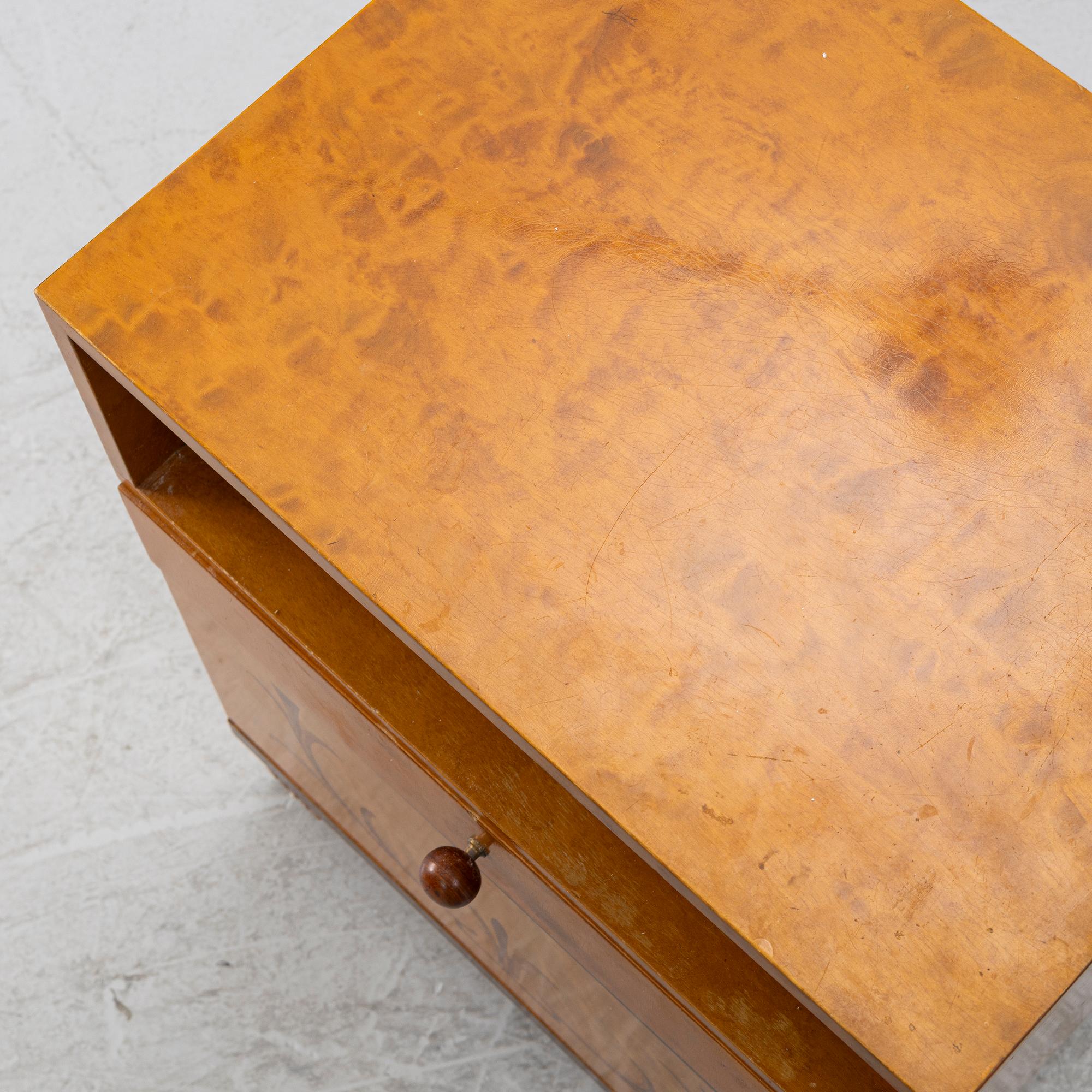 Sängbord, ett par, 1920/30-tal.