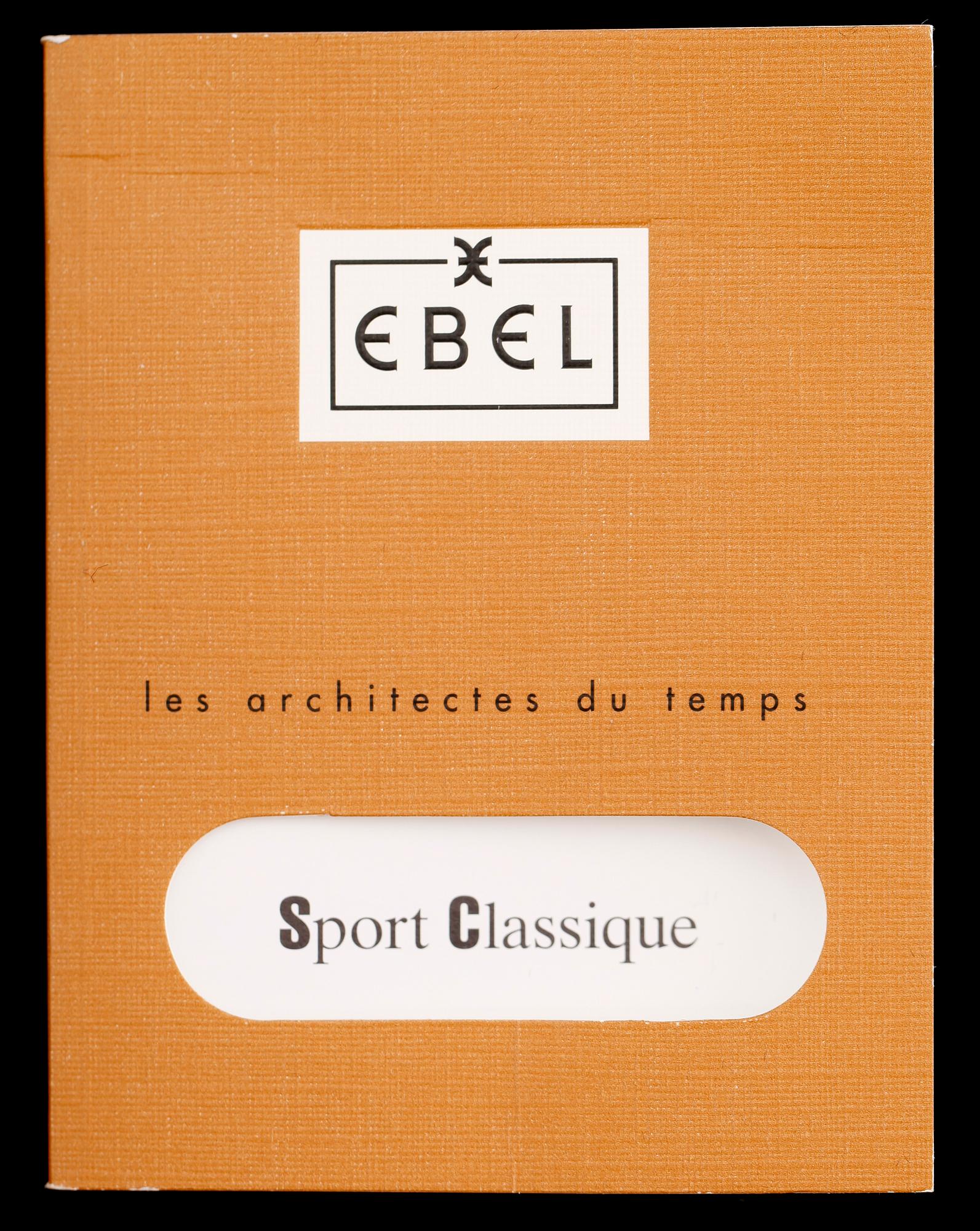ARMBANDSUR, Ebel, "Sports Classique", stål/guld.