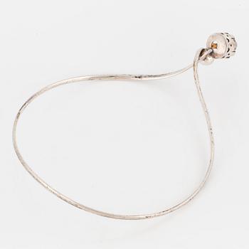 NECKLACE, with mixed-cut rock crystal. Saarela Arvo, Enköping, 1971.