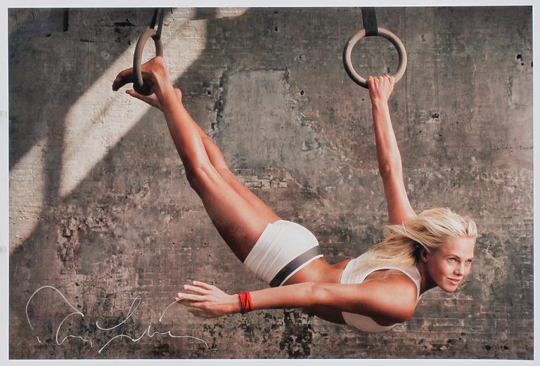 AUTOGRAFBILD, signerad Annie Leibovitz, 2000-tal.