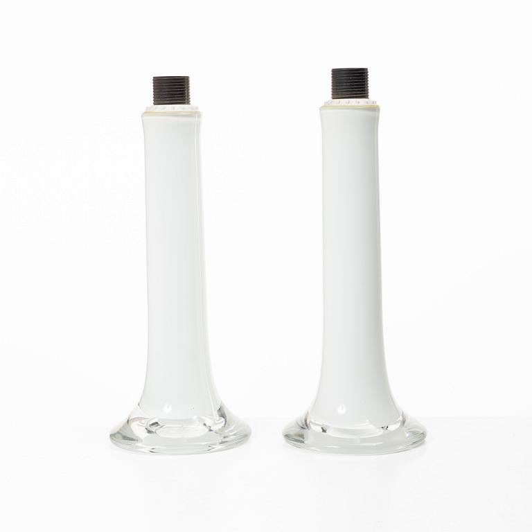 Uno & Östen Kristiansson, bordslampor, ett par, Luxus, Vittsjö, 1960/70-tal.
