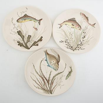 Service 8 pcs "Fish" Johnson Bros England, ironstone, first half/mid 20th century.