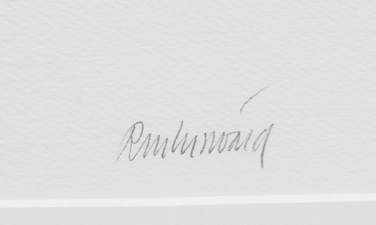 CARL FREDRIK REUTERSWÄRD, litografi, signerad och numrerad XVII/XX.