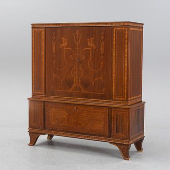 A cabinet by Frans Elmgren, executed by Gunnar Ekelund and Nils Nilsson, Eslöv, Sweden 1934.