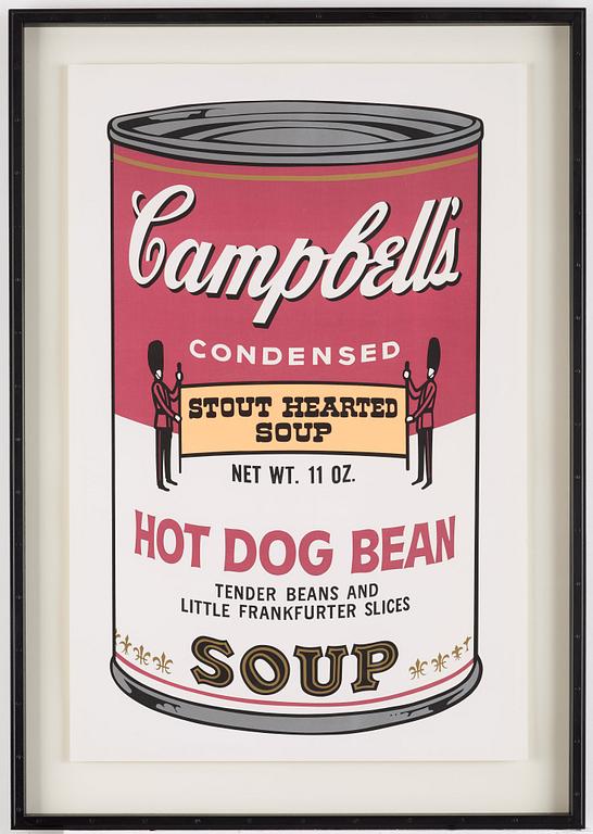 Andy Warhol, "Hot Dog Bean" ur "Campbell's Soup II".