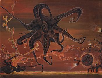 Gösta Adrian-Nilsson, "Bläckfisk" (Octopus).